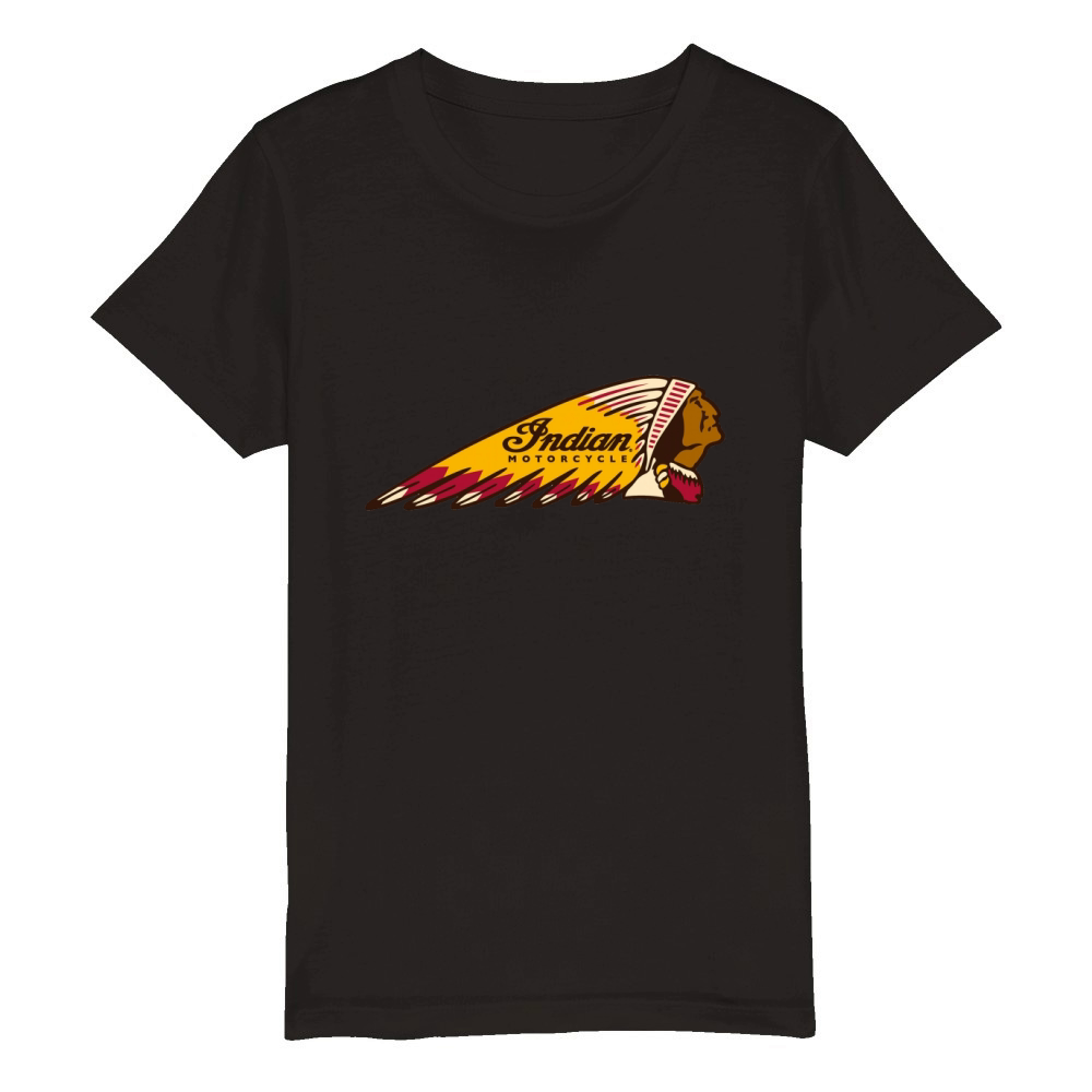 Indian Motorcycles Organic Kids Crewneck T-shirt