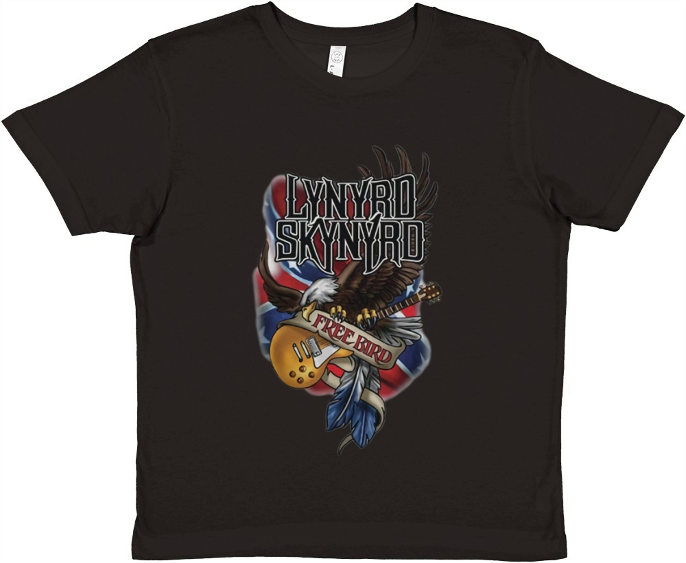Free Bird Lynyrd Skynyrd Premium Kids Crewneck T-shirt
