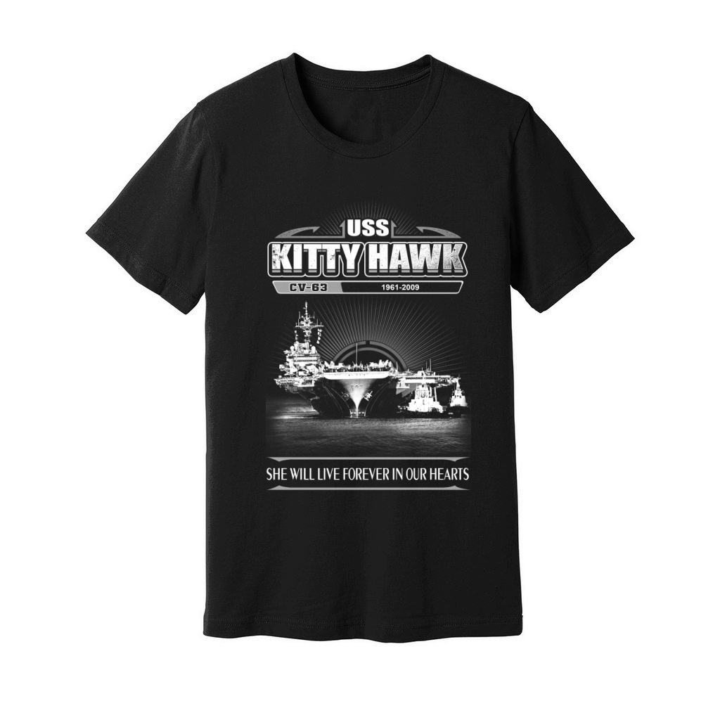 USS KITTY HAWK Unisex Jersey Tee