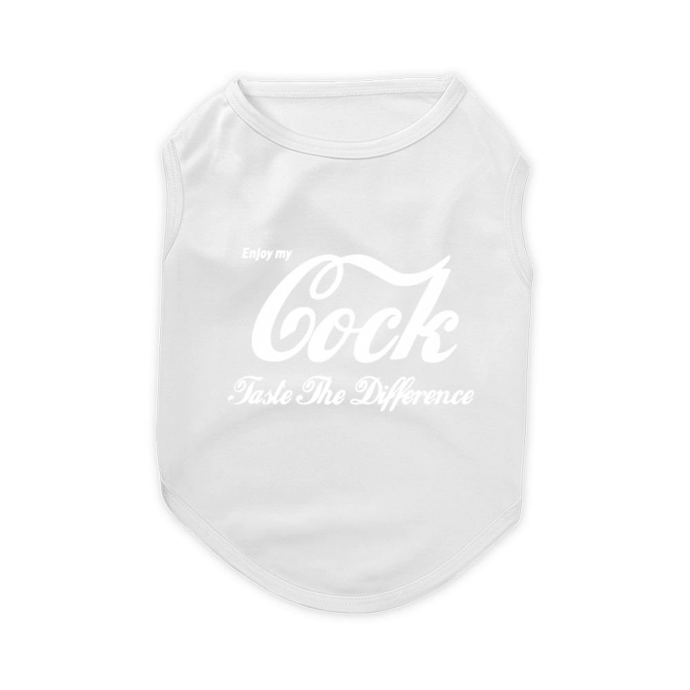 Enjoy My Cock Taste The Difference Shirt Pet T-Shirt