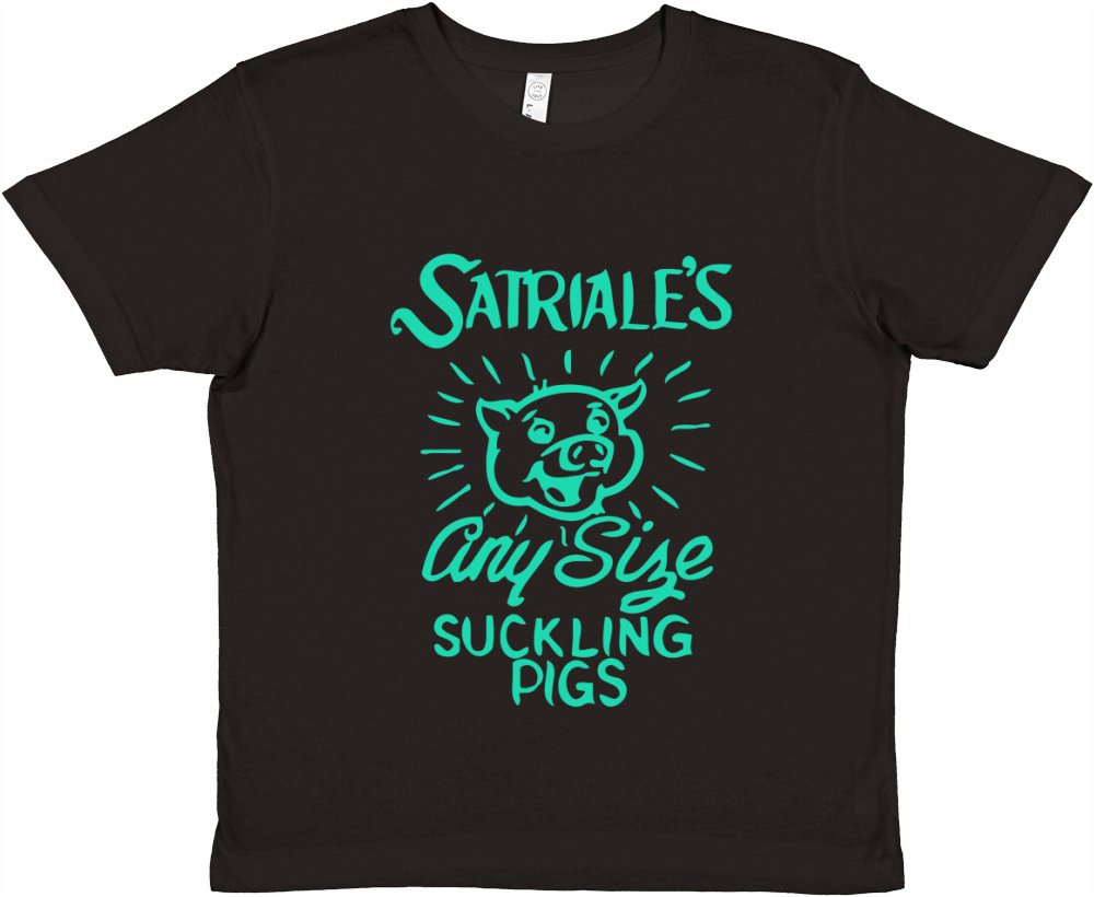 Satriale's - Any Size Suckling Pigs Premium Kids Crewneck T-shirt