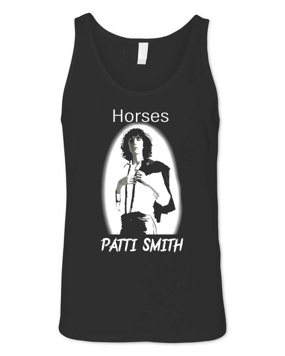 Patti Smith Horses Unisex Jersey Tank