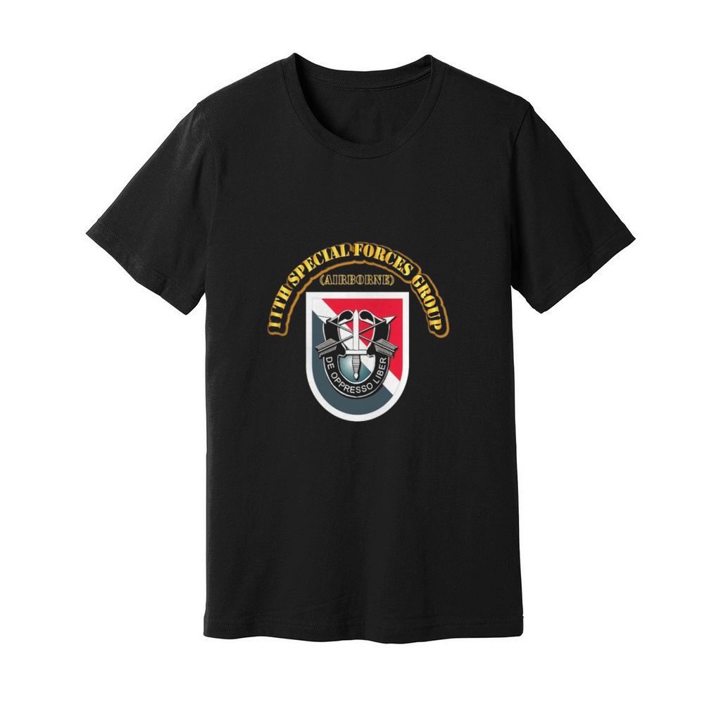11th Special Forces Group (Airborne) Tshirt Unisex Jersey Tee