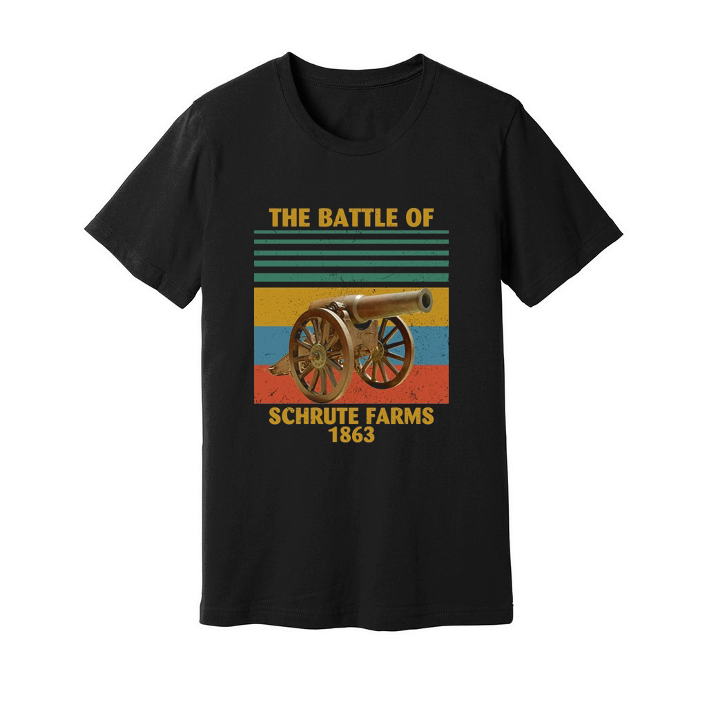 The Battle Of Schrute Farms Vintage Unisex Jersey Tee