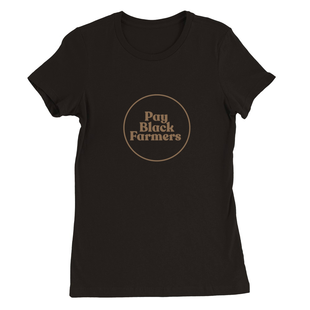 pay black farmers Premium Womens Crewneck T-shirt