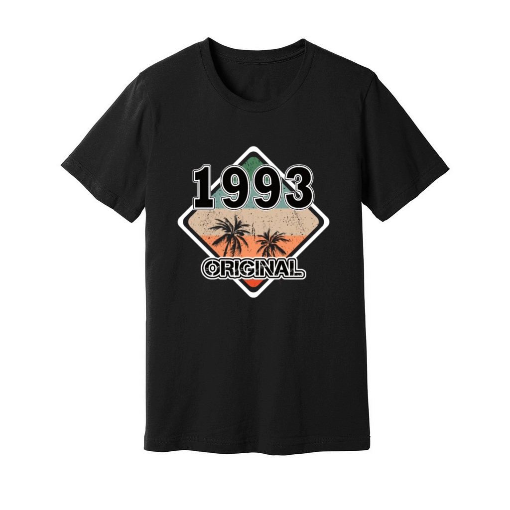 30th birthday vintage 1993 original 1993 Unisex Jersey Tee