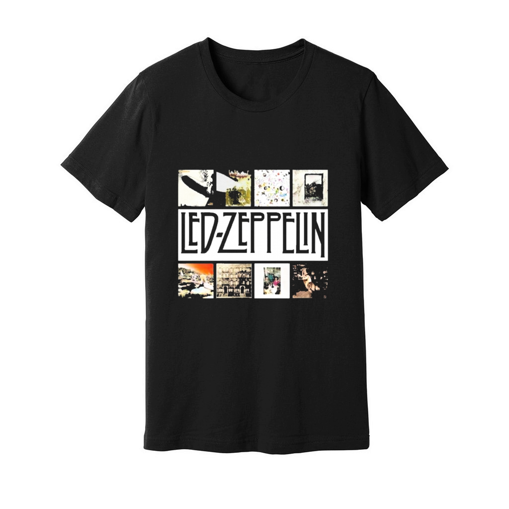 Led Zeppelin Classic Rock Band Unisex Jersey Tee