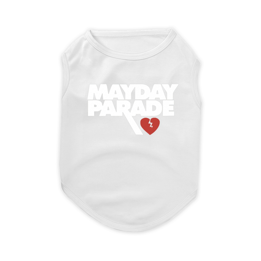 Mayday Parade Heart Logo T-Shirt Pet T-Shirt
