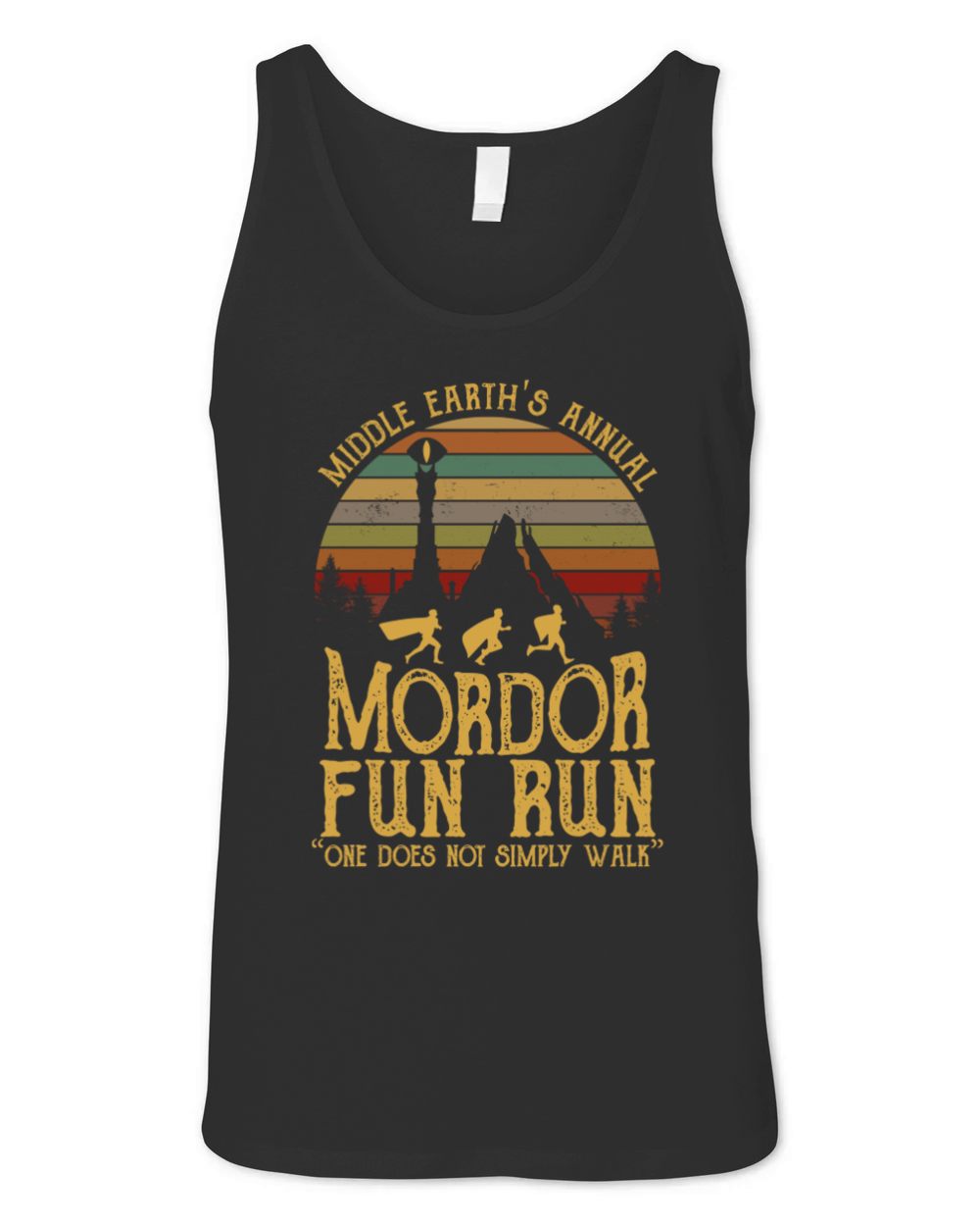 Mordor Fun Run Unisex Jersey Tank
