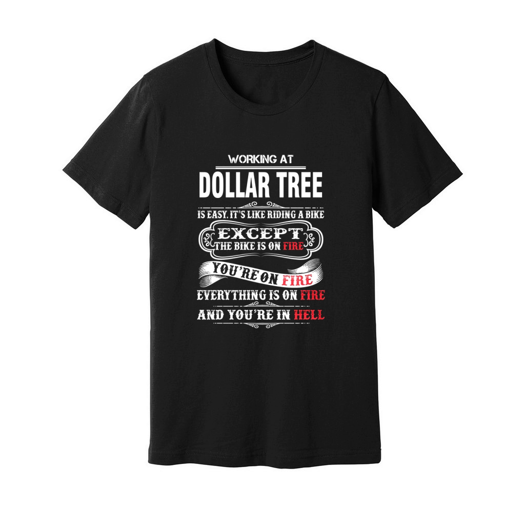 DOLLAR TREE (8) Unisex Jersey Tee
