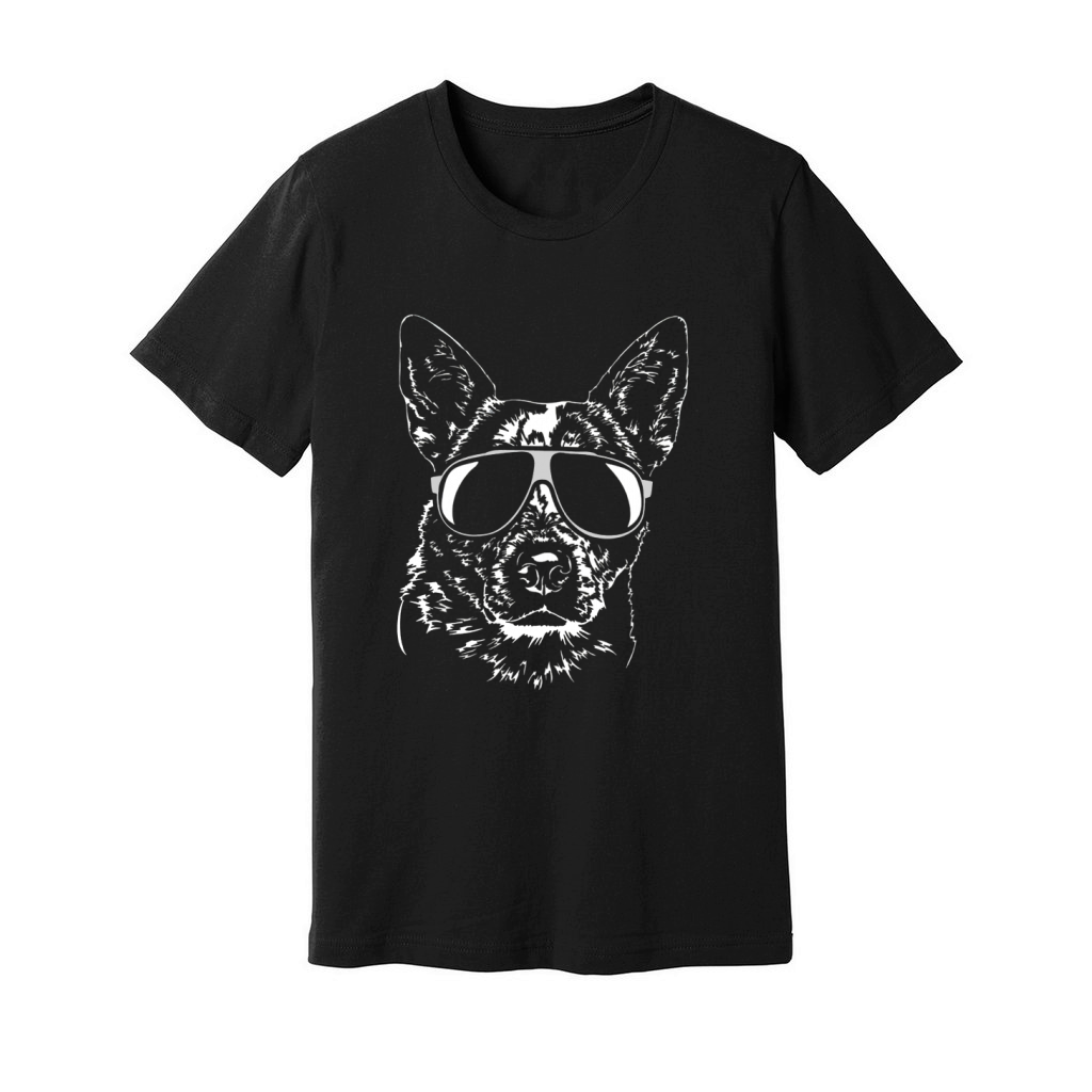 Funny Blue Heeler T-Shirt dog hund tee Shirt gift breed 1 Unisex Jersey Tee
