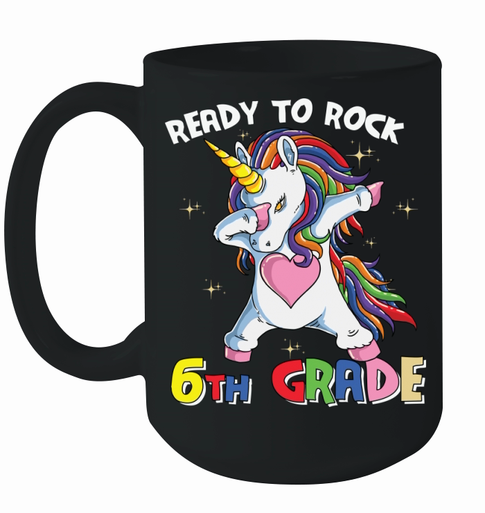back to school   Ready to rock 6th grade Ceramic Mug