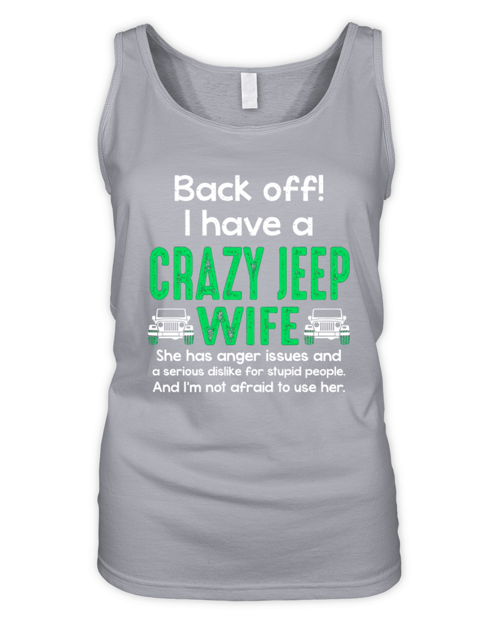 CRAZY JEEP WIFE Organic Women's Tank Top