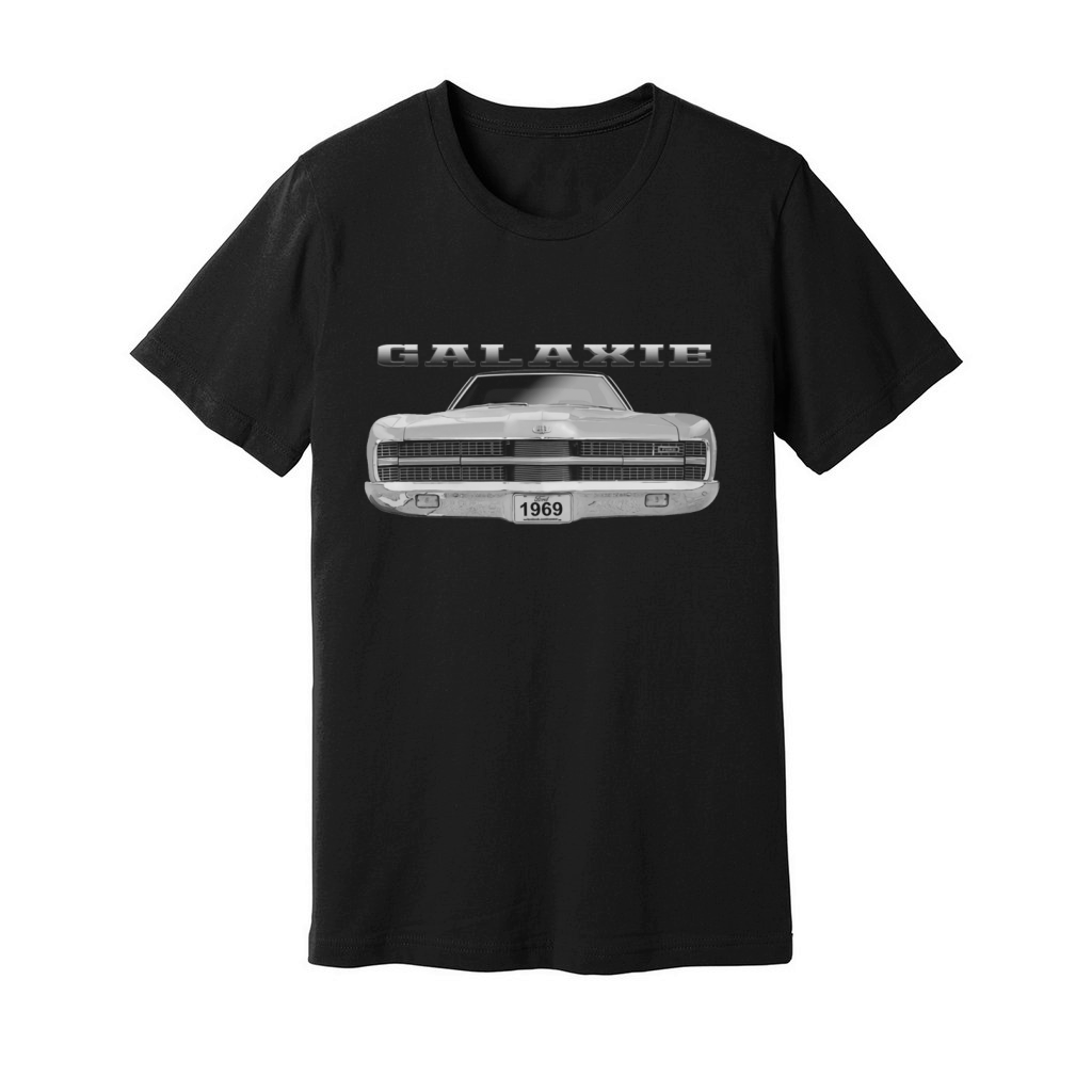 1969 Ford Galaxie LTD Two Sided White Unisex Jersey Tee