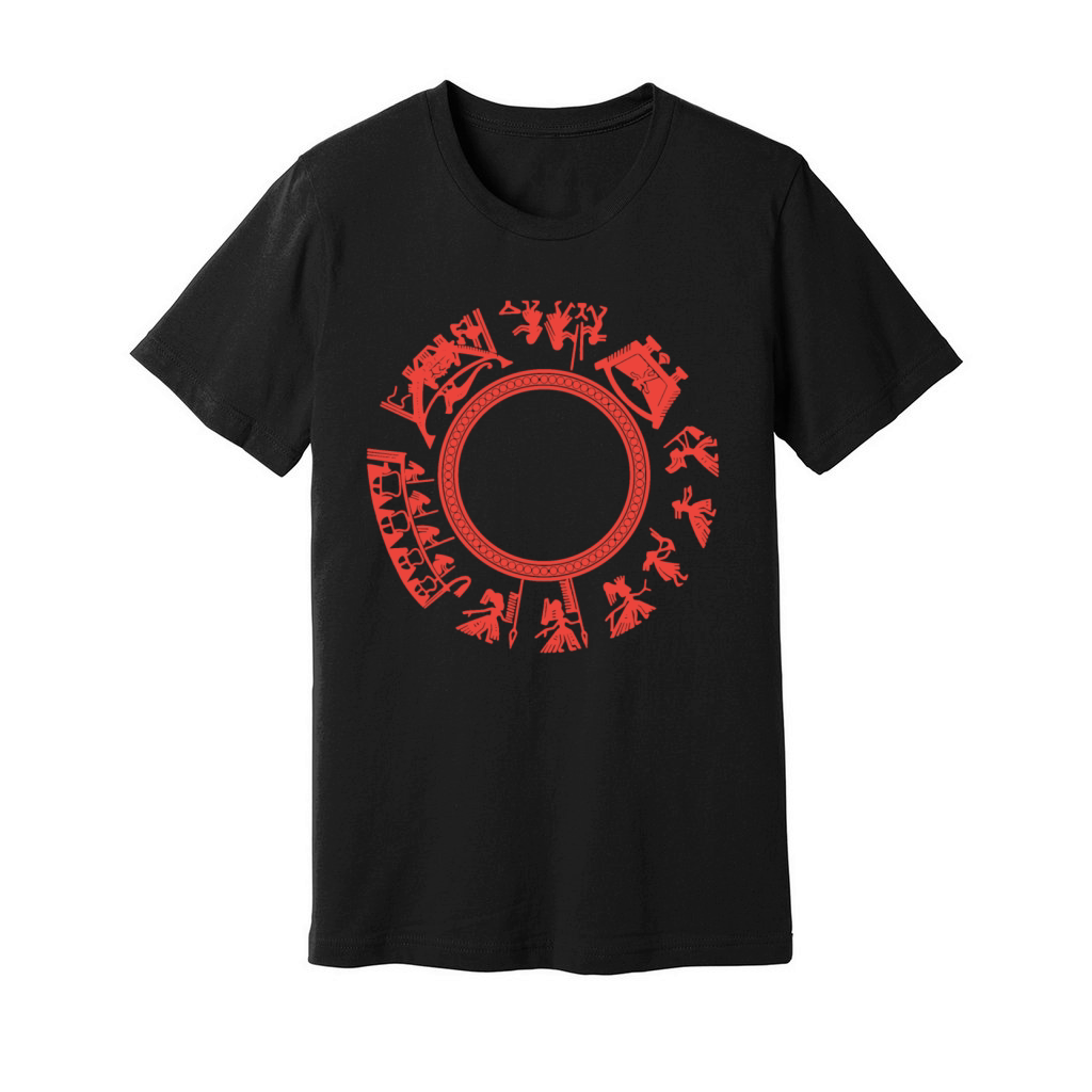 Dong son drum pattern Unisex Jersey Tee