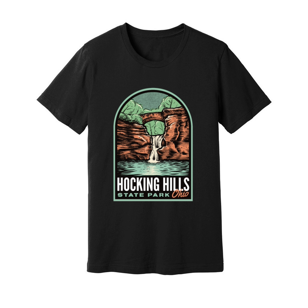 Hocking Hills State Park Ohio Vintage Unisex Jersey Tee