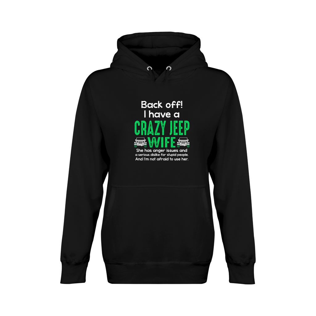 CRAZY JEEP WIFE Unisex Premium Pullover Hoodie