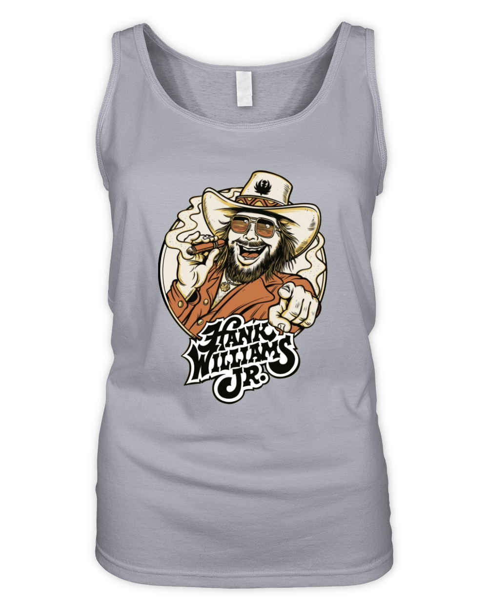 Hank Williams Jr Bocephus Organic Women's Tank Top