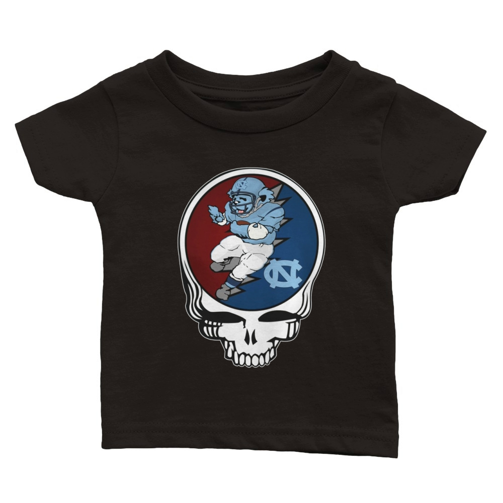 GratefulDead Tshirt North Carolina Tar Heels Classic Baby Crewneck T-shirt