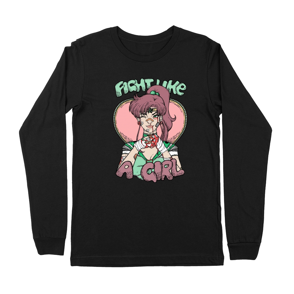 Sailor Moon- Fight Like A Girl Sailor Jupiter Premium Long Sleeve