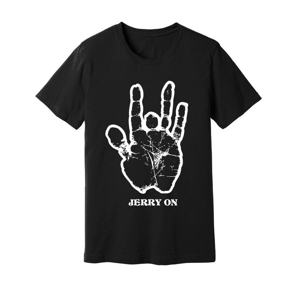 Jerry Garcia Hand Jerry On Unisex Jersey Tee