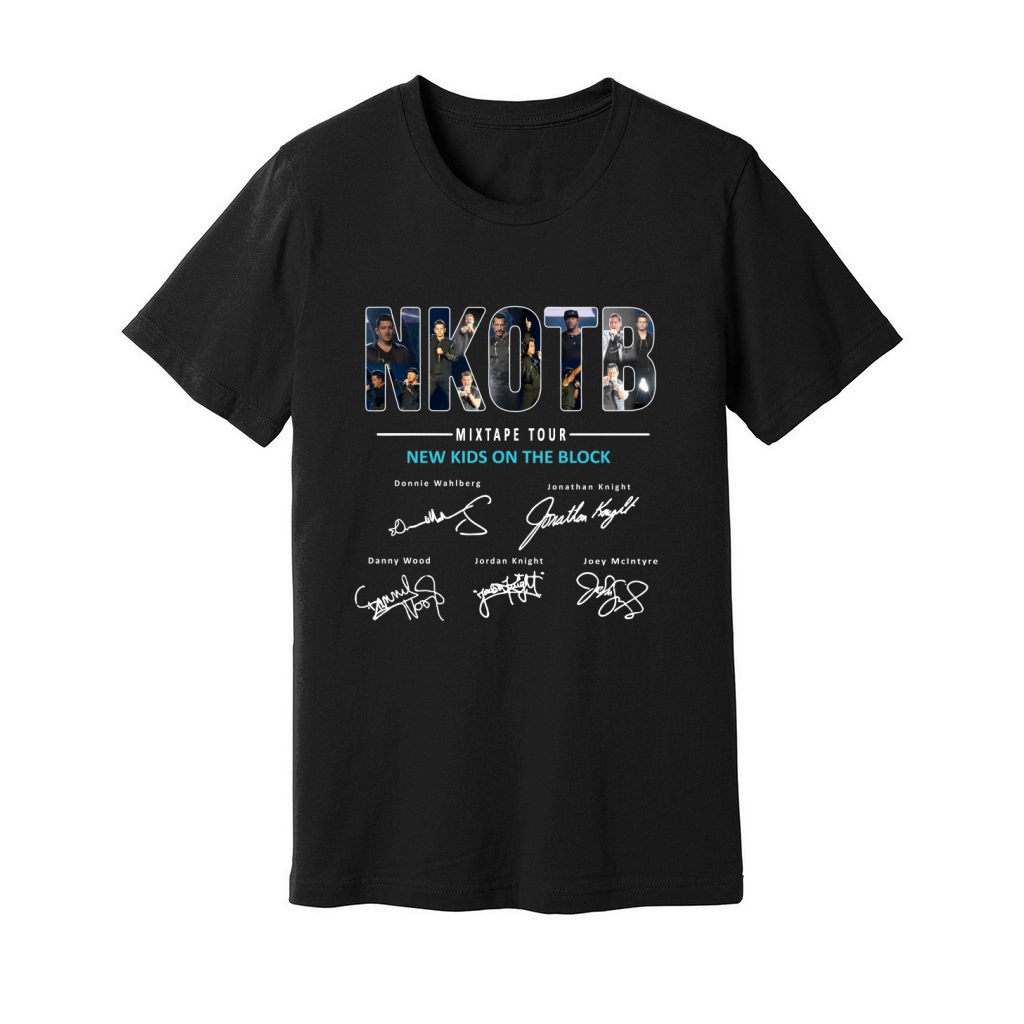 NKOTB Mixtape Tour New Kids On The Block Signature Unisex Jersey Tee