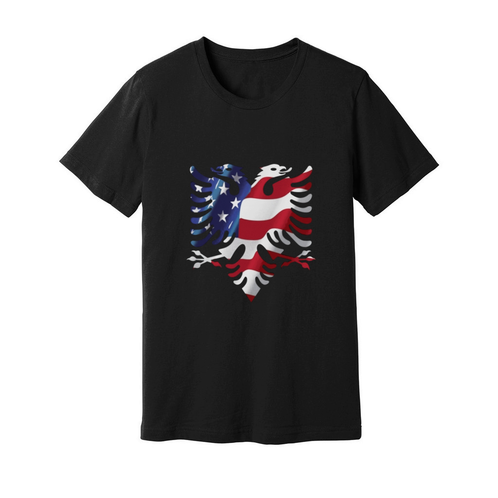Albanian American Eagle T-Shirts Unisex Jersey Tee