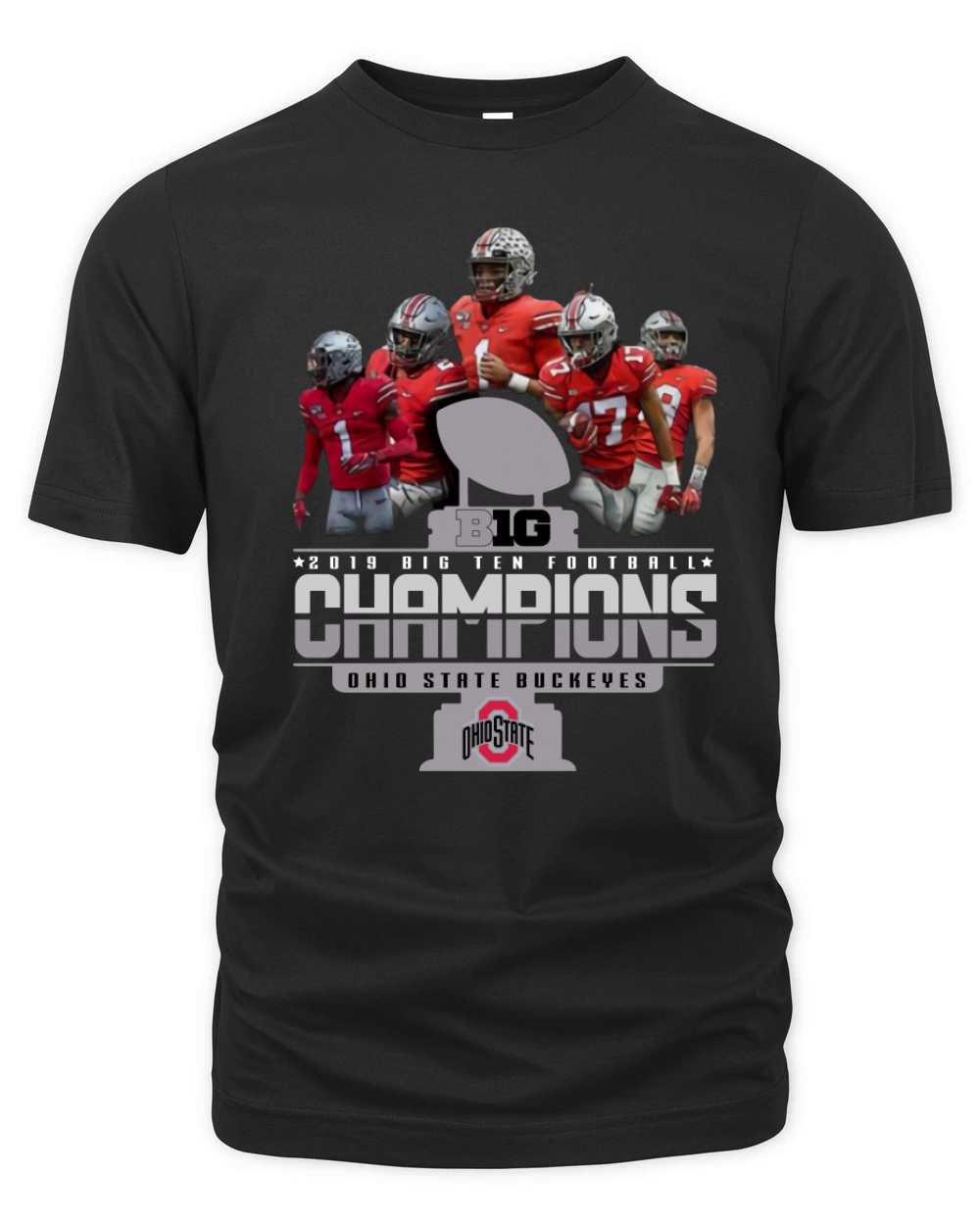 Big 2019 Big Ten Football Champions Ohio State Buckeyes shirt Organic Unisex T-shirt