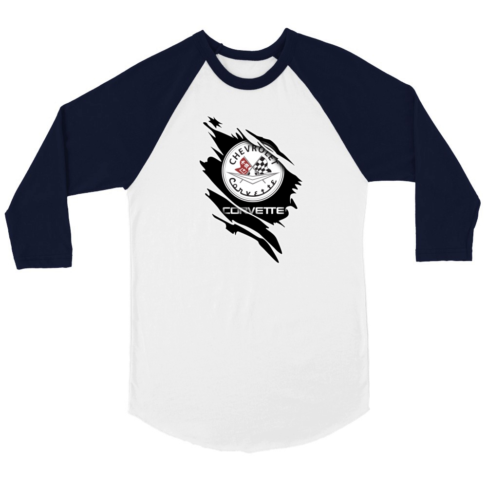 CORVETTE C1 CA Unisex ¾ sleeve Raglan T-shirt