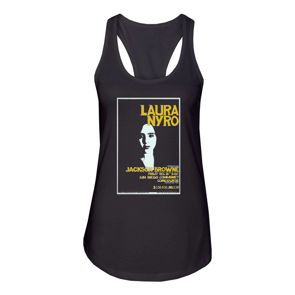 Laura Nyro Poster Women's Racerback Tank