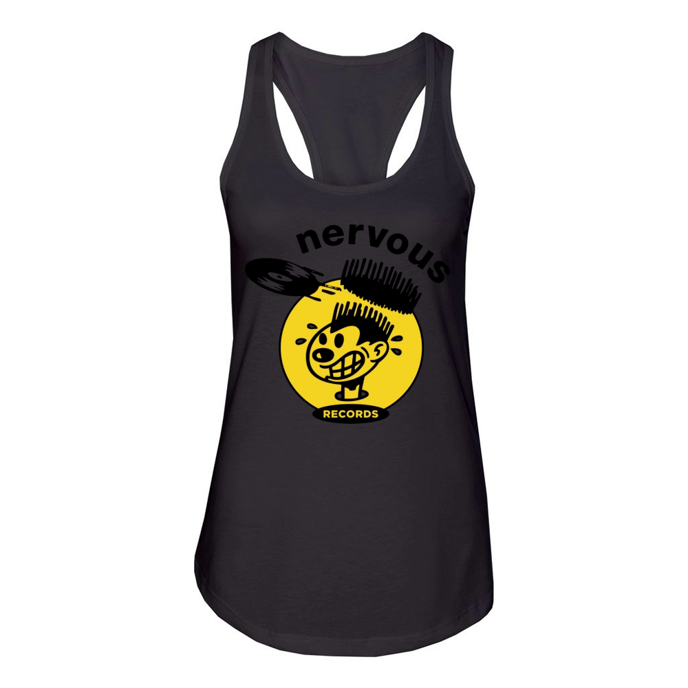 Nervous Records Women's Racerback Tank