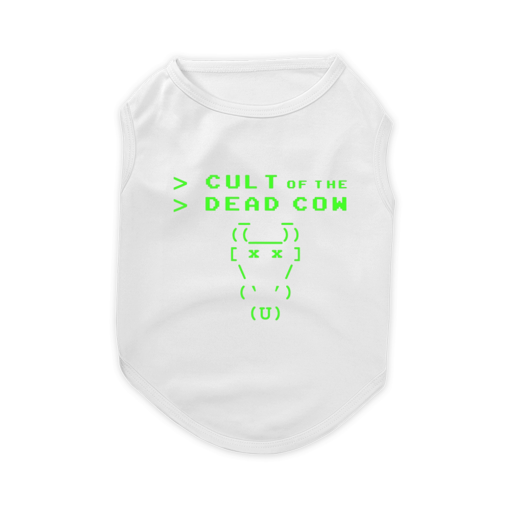 CULT OF THE DEAD COW Pet T-Shirt