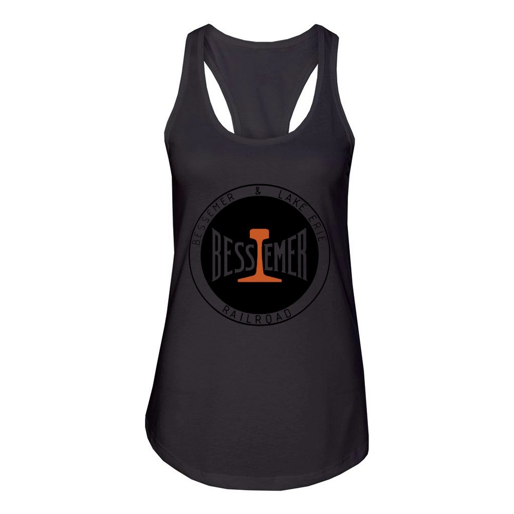 Bessemer and Lake Erie Bessemer Railroad Women's Racerback Tank