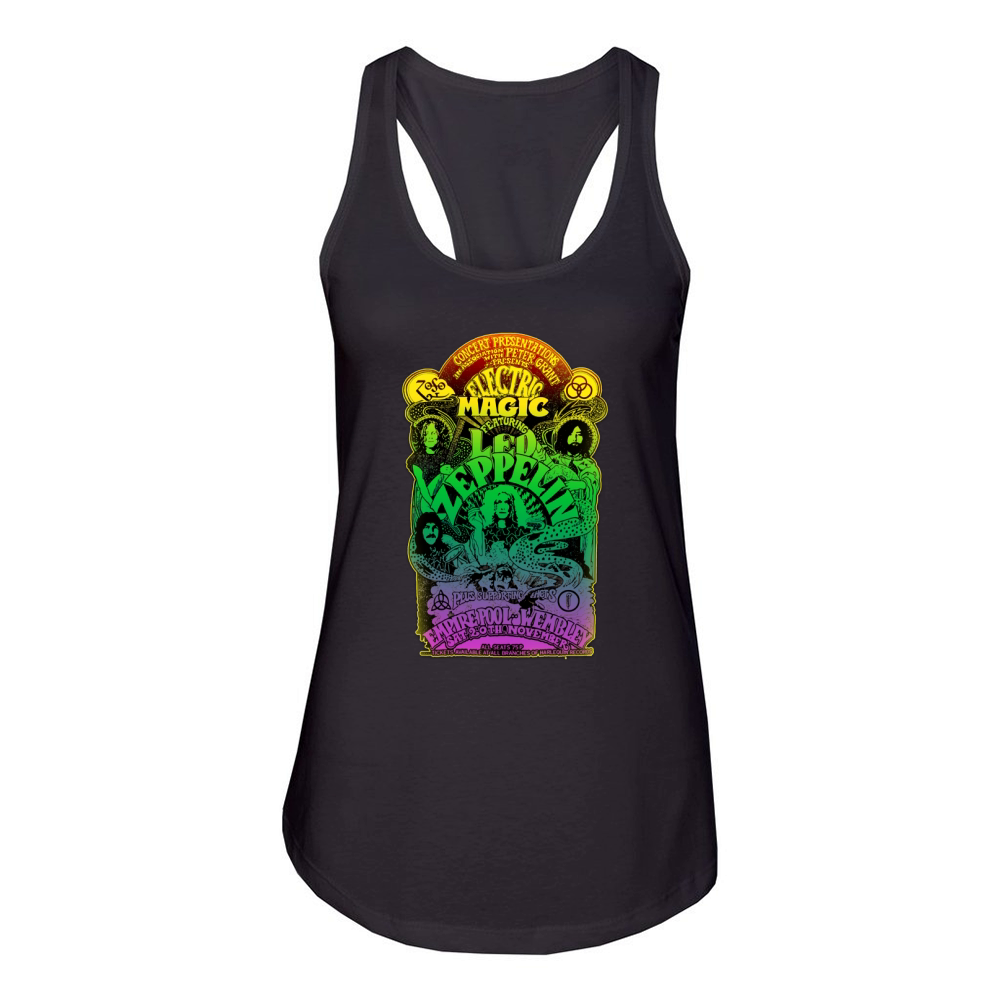 Electric Magic Led Zeppelin Women's Racerback Tank