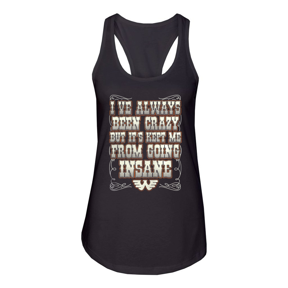 Waylon Jennings - I've always been crazy Women's Racerback Tank