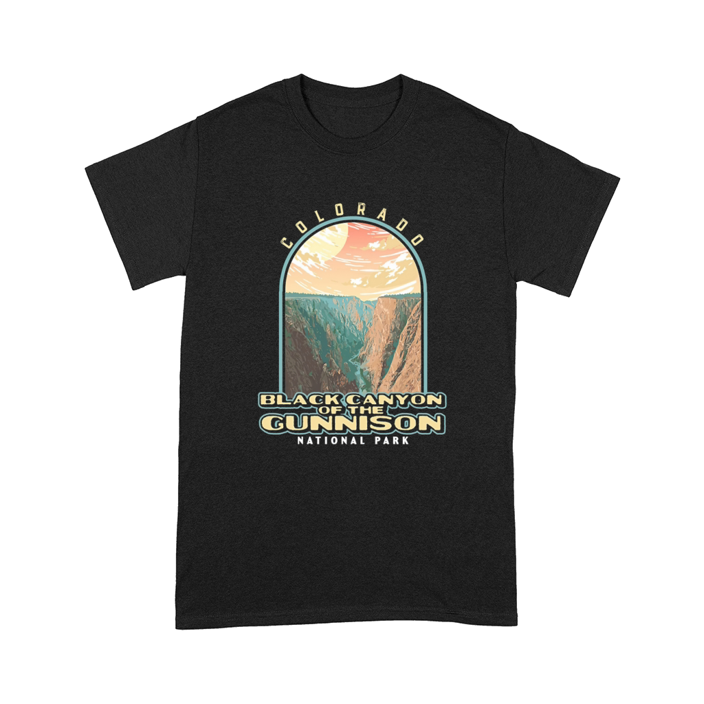 Black Canyon of the Gunnison Colorado Vintage WPA Style Comfort T-shirt