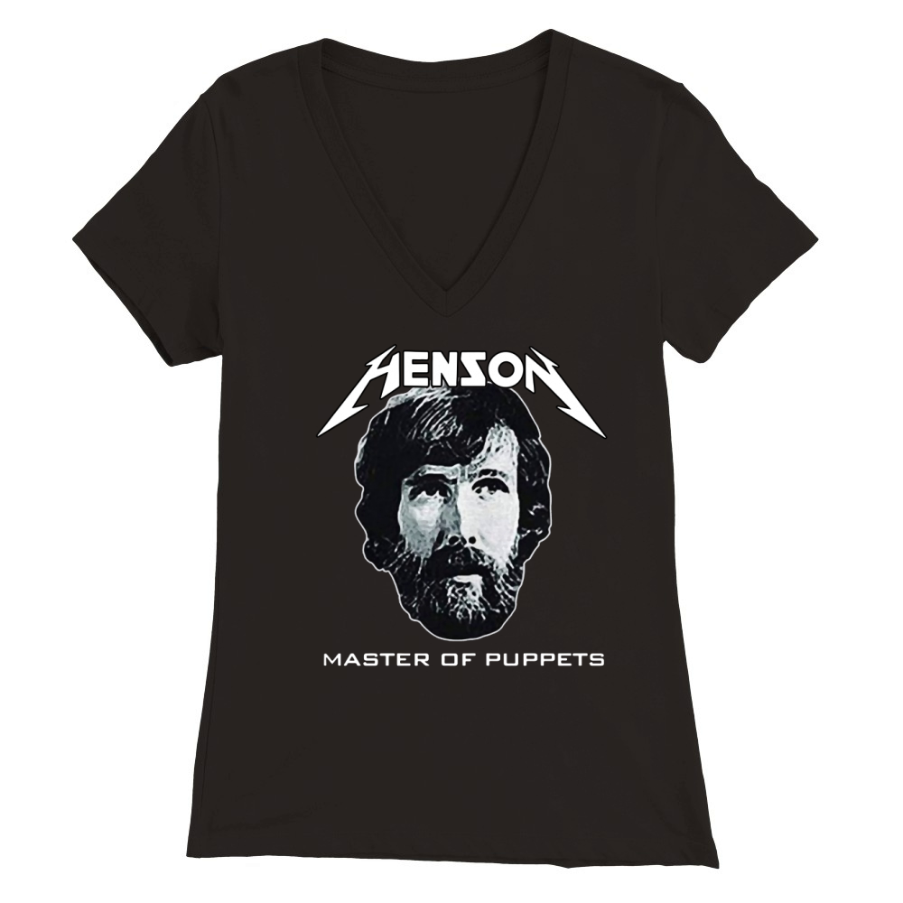 HENSON MASTER OF PUPPETS Premium Womens V-Neck T-shirt