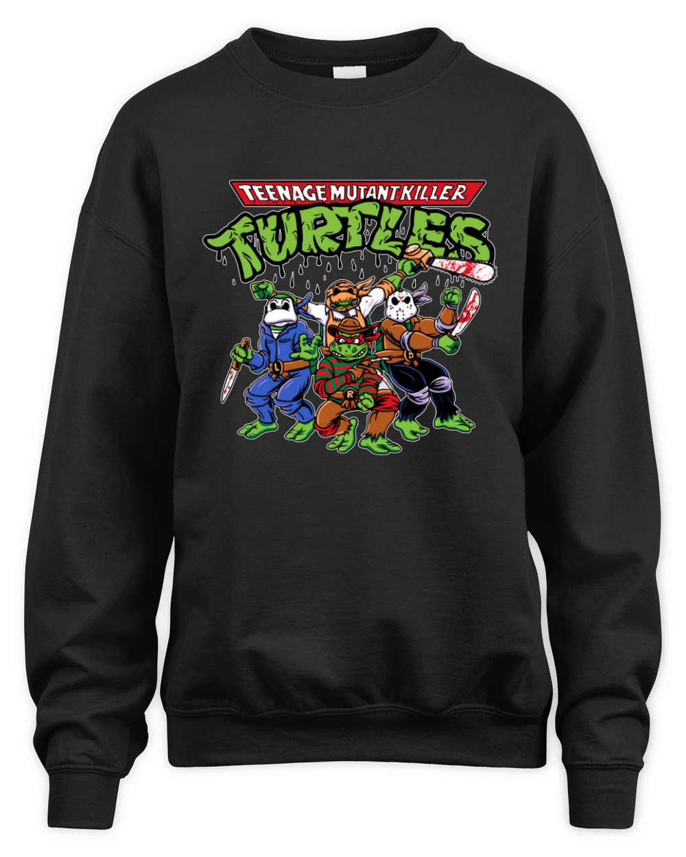 Teenage Mutant Killer Turtles Unisex Premium Crewneck Sweatshirt