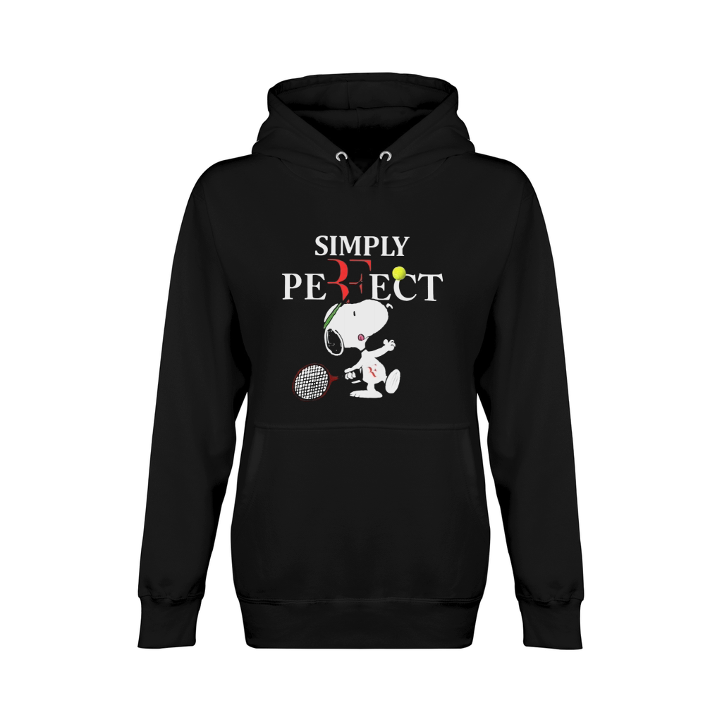 Roger Federer  Snoopy Simply Pefect Unisex Premium Pullover Hoodie