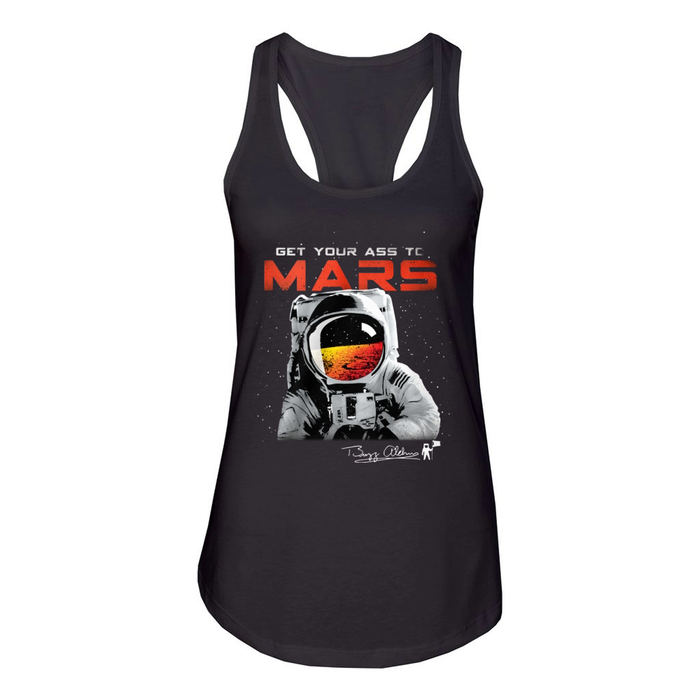 Get your ass to mars Women's Racerback Tank