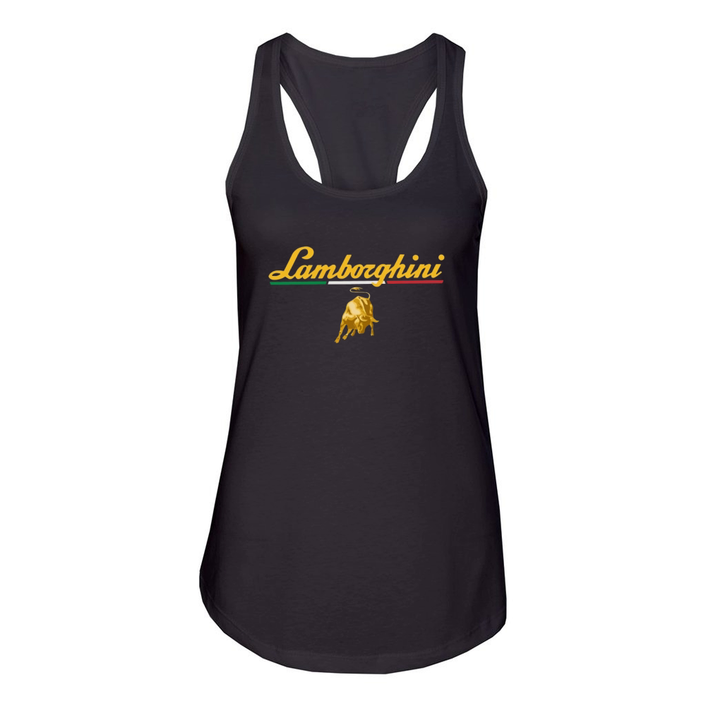 Lamborghini Logo shirt Women's Racerback Tank