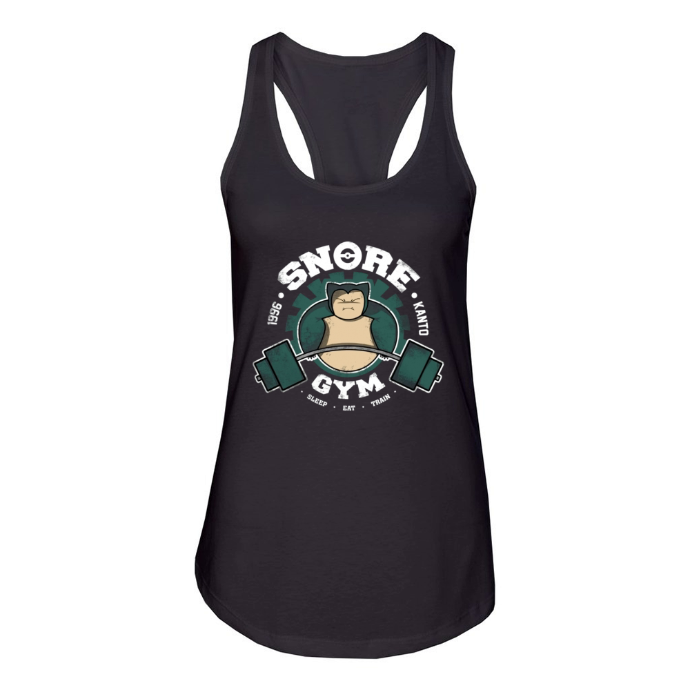 Snore Gym T-Shirt Women's Racerback Tank