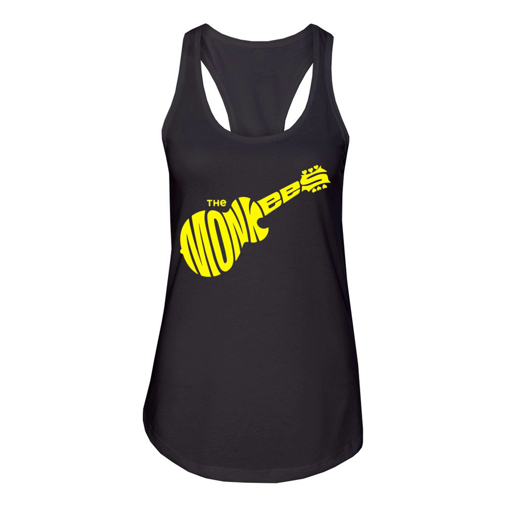 The Monkees Band Logo Yellow Women's Racerback Tank