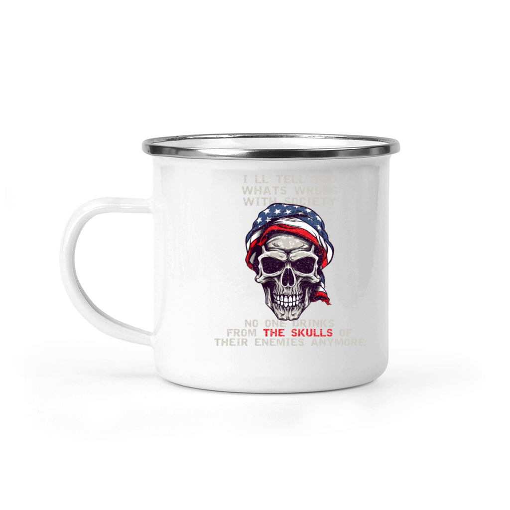 Skull Drink From The Skull Of Your Enemies funny m Camping Mug
