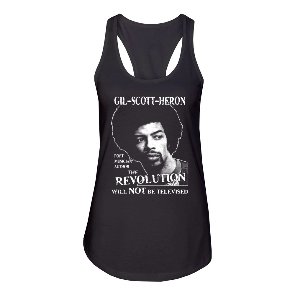 Gil-Scott Heron Women's Racerback Tank