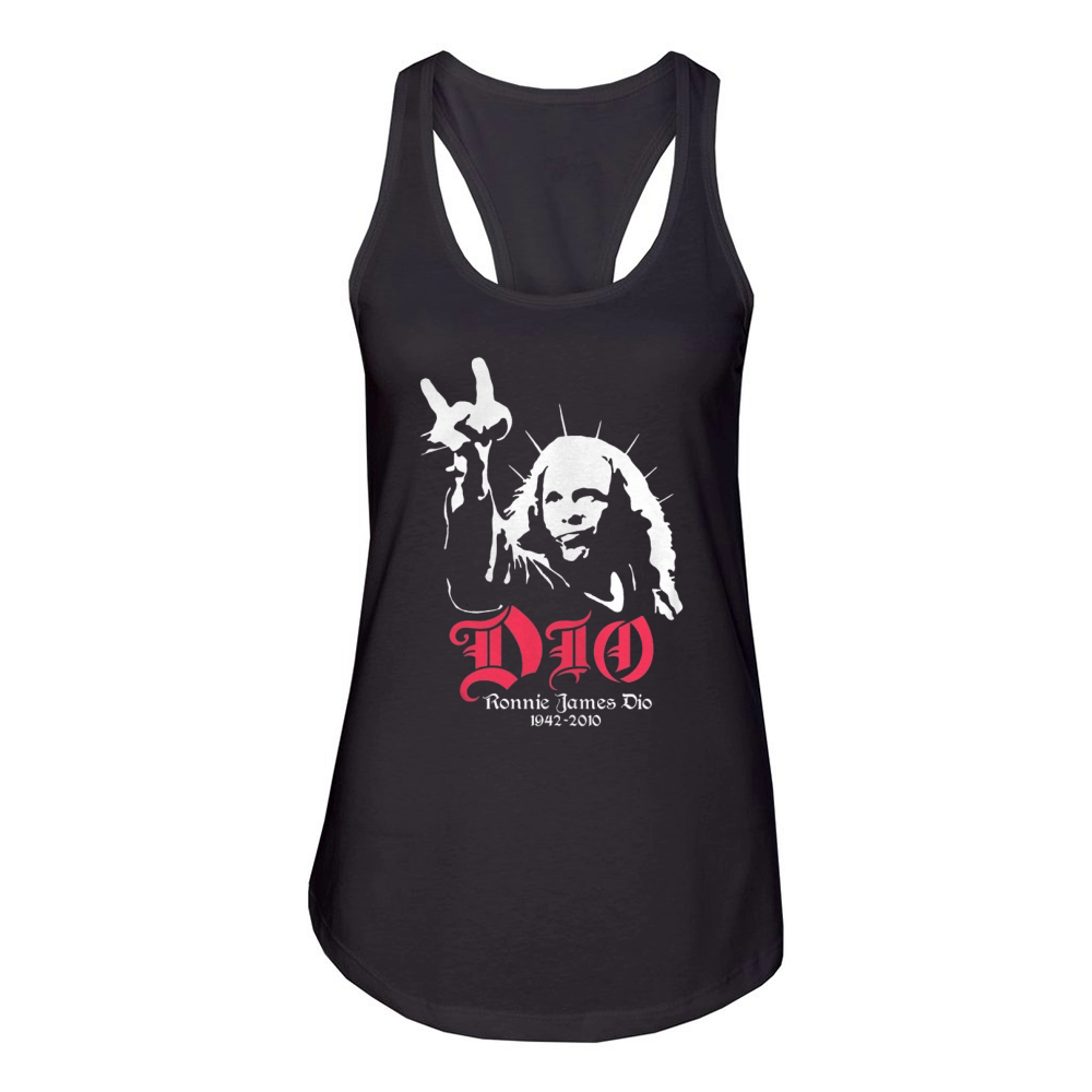 Ronnie James Dio Tshirt Women's Racerback Tank