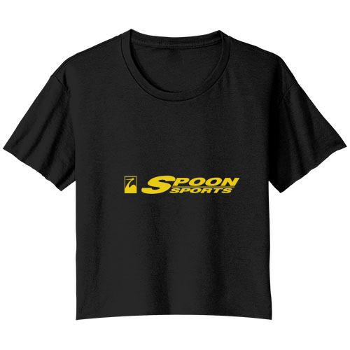 JDM Spoon Sports Bella Ladies Flowy Crop T-shirt