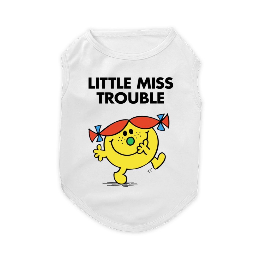 Cute Little Miss Trouble Pet T-Shirt