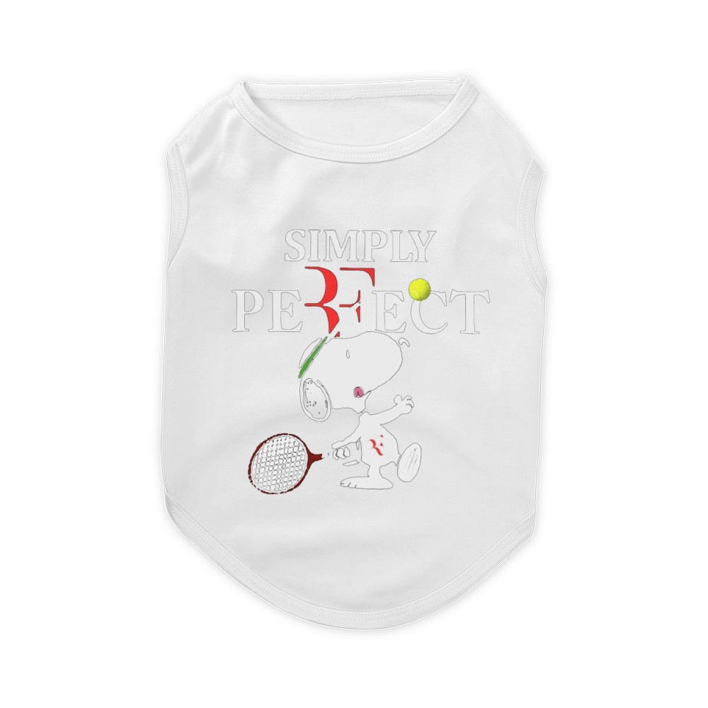 Roger Federer  Snoopy Simply Pefect Pet T-Shirt