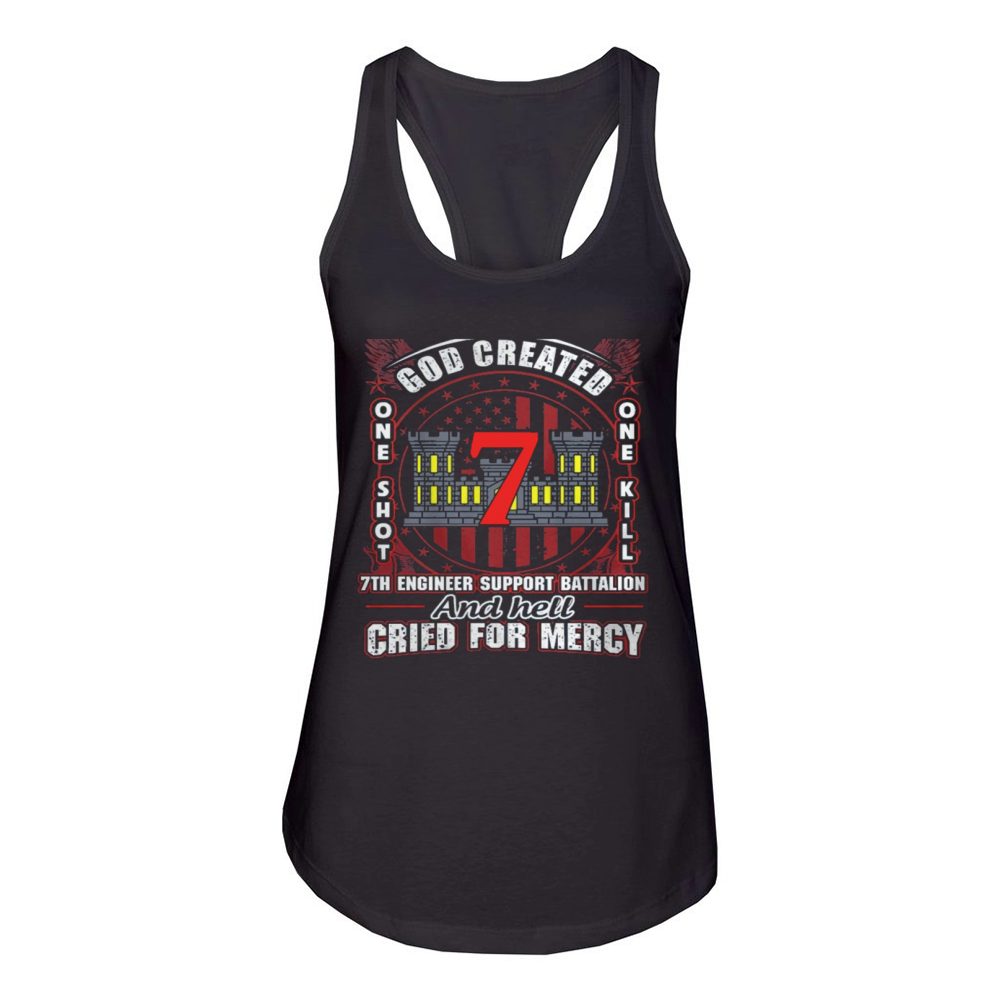 7th Engineer Support Battalion Women's Racerback Tank